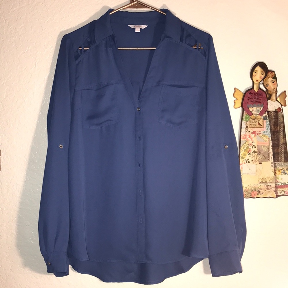 Candie’s Button Blouse